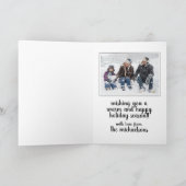 フォトホリデーカード |クリスマスチキントナカイ シーズンカード (内部)