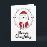 フォトホリデーカード | Merry Christmas Doodle Santa シーズンカード<br><div class="desc">フォトホリデーカード | Merry Christmas Doodle Santa</div>