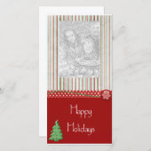 フォトホリデーグリーティングカード シーズンカード (正面/裏面)