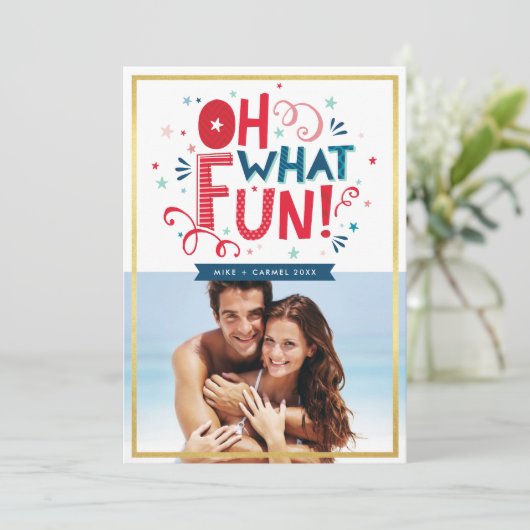 フォトホリデータイポグラフィクールフェスティバルああ何おもしろい シーズンカード (スタンド正面)