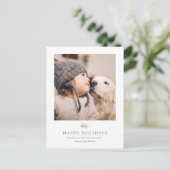 フォトホリデーパーソナライズされたはがきテンプレート シーズンポストカード (スタンド正面)