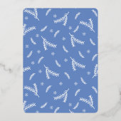 フォトホリデーモダンを楽しむ 箔シーズンカード (裏面)