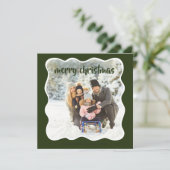 フォトホリデーモダングリーン シーズンカード (スタンド正面)