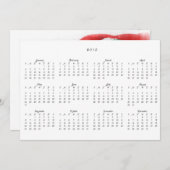 フォトホリデー2015カレンダークリスマスカード シーズンカード (正面/裏面)