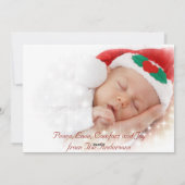 フォトホリデー2015カレンダークリスマスカード シーズンカード (裏面)