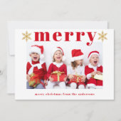 フォトホリモダンメリーデーカード シーズンカード (正面)