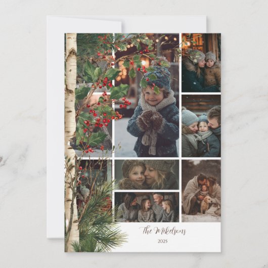 フォトホリ素朴ーベリークリスマスパーティー シーズンカード (正面)