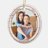 フォトホワ素朴イトウッドニューホームオーナメント セラミックオーナメント (左)