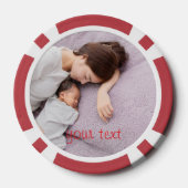 フォトホームカスタムトーナメントゲームナイトの作成 ポーカーチップ (裏面)