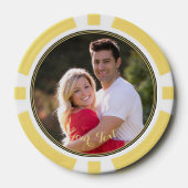 フォトホームカスタムトーナメントゲームナイトの作成 ポーカーチップ (正面)