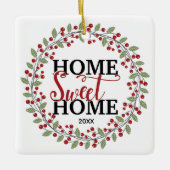フォトホームスイートホームクリスマスツリー セラミックオーナメント (正面)