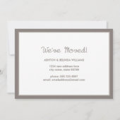 フォトホームスイートホームムービングアナウンス 案内状 (裏面)