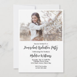 フォトホームスクール卒業パーティー招待状 招待状