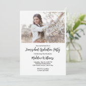 フォトホームスクール卒業パーティー招待状 招待状 (スタンド正面)