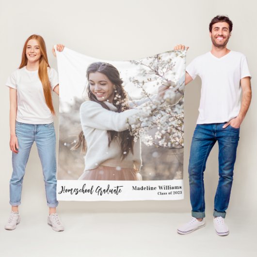 フォトホームスクール卒業 フリースブランケット (インサイチュ)