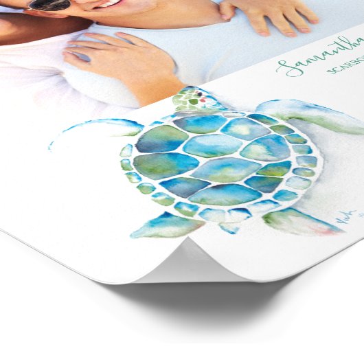 フォトホームパーソナライズされたデコールウォールアート ポスター (角)