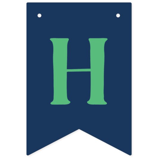 フォトホールインワンゴルフファースト誕生日バナー バンティングフラッグ (第2の旗)