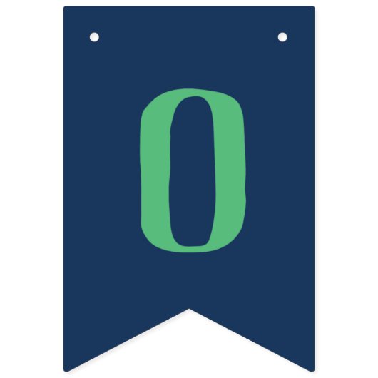 フォトホールインワンゴルフファースト誕生日バナー バンティングフラッグ (第3の旗)