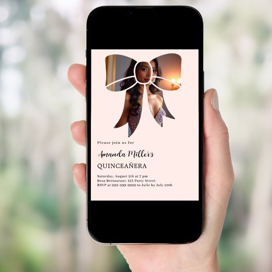 フォトボウクリーエレガントムキンセアニェラ 招待状