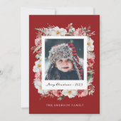 フォトボタニカルクリスマスカード シーズンカード (正面)