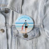 フォトボタンギフトとカスタム文字 缶バッジ (インサイチュ)