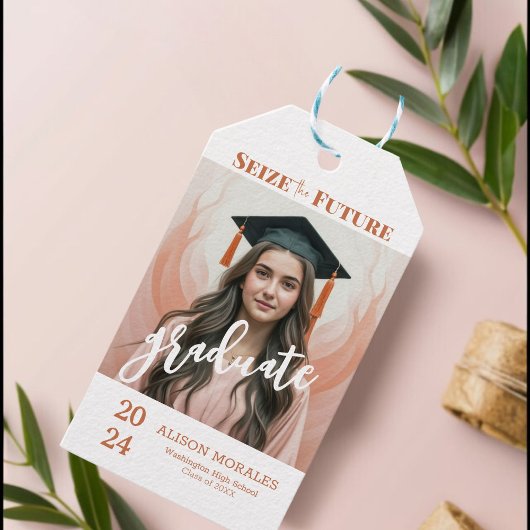 フォトボホピーチフザーズが卒業を間近に ギフトタグ