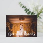 フォトボホレトロ結婚フローラ サンキューカード (スタンド正面)