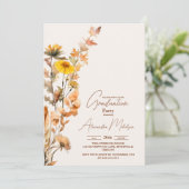 フォトボホワイルドフラワー卒業 招待状 (スタンド正面)