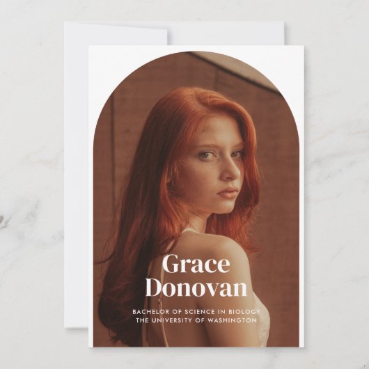 フォトボホ2名の卒業発表 招待状 (裏面)