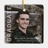 フォトボモダンイ卒業 セラミックオーナメント (正面)