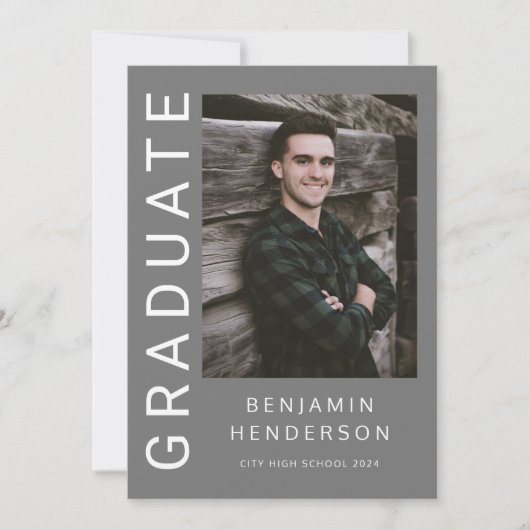 フォトボモダンイ卒業 案内状 (正面)