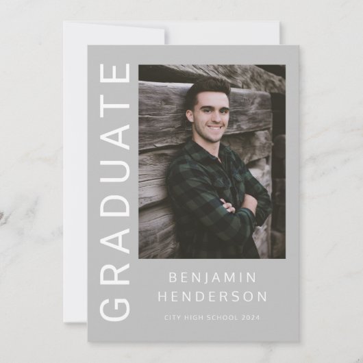 フォトボモダンイ卒業 案内状 (正面)