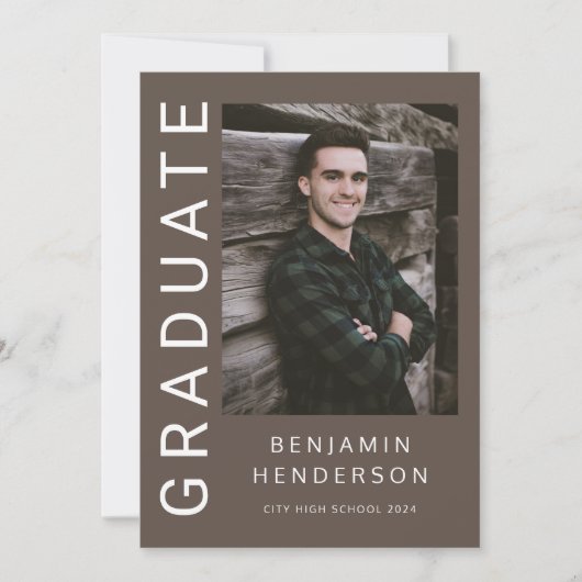 フォトボモダンイ卒業 案内状 (正面)