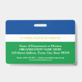 フォトボランティア非営利NGO Any Colorテンプレート バッジ (裏面)