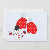 フォトボーイズウィンターワンダーランド誕生日パーティー 招待状 (裏面)