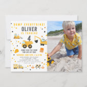 フォトボーイダンプすべて建築パーティー 招待状 (正面)