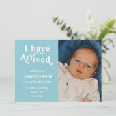 フォトボーイベビー誕生のお知らせ 案内状 (スタンド正面)