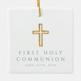 フォトボーイ宗教十字第1聖餐式 セラミックオーナメント