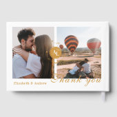 フォトボーディングパス結婚コズミック ゲストブック (裏面)