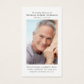 フォトボート海記念祈りの言葉カード (正面)