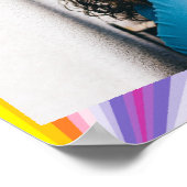 フォトポスタサイケデリックーフレンズテーマHAMbWG ポスター (角)