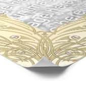 フォトポスター画像のフレームCoffee金ゴールド ポスター (角)