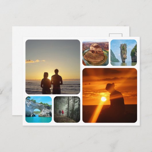 フォトポストカードのアップロード ポストカード (正面/裏面)