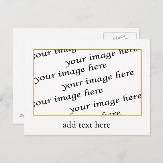 フォトポストカードの作成 ポストカード (正面/裏面)