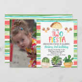 フォトポッテサボタイム2フィエスタ誕生日 招待状 (正面/裏面)