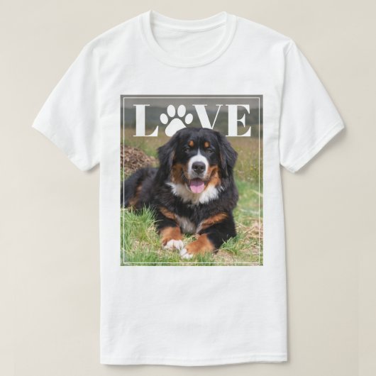 フォトポップ オリジナル ペット 写真 Tシャツ (デザイン正面)