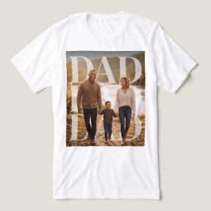 フォトポップ パパ オリジナル家族写真 トライブレンドTシャツ
