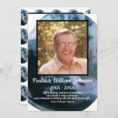 フォトポリッシュブルーホワイトロック背景引用文 プログラム (正面/裏面)