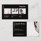 フォトポートフォリオオンライン黒金曜店 名刺 (正面/裏面)