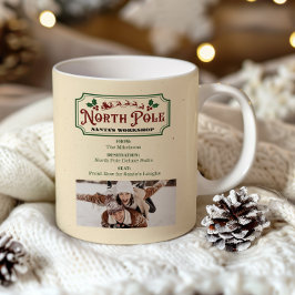 フォトポーラ表現ククリスマスチケット コーヒーマグカップ